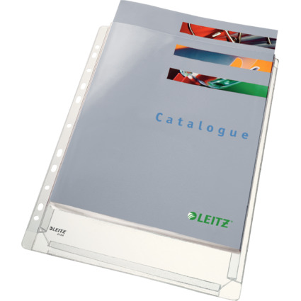 LEITZ Pochette perfore Standard Maxi, format A4, en PVC