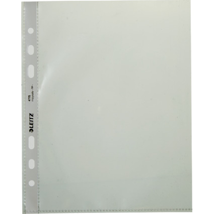 LEITZ pochette perfore, format A5, PP, transparent, 0,08 mm