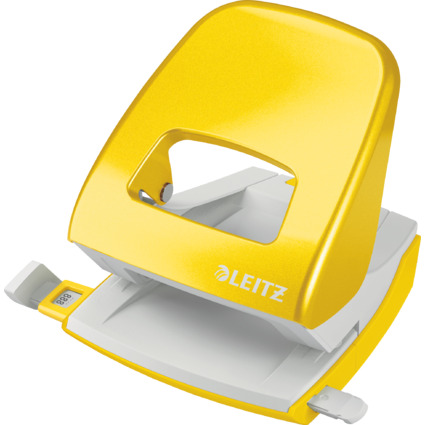 LEITZ Perforateur Nexxt 5008,en carton, jaune mtallis