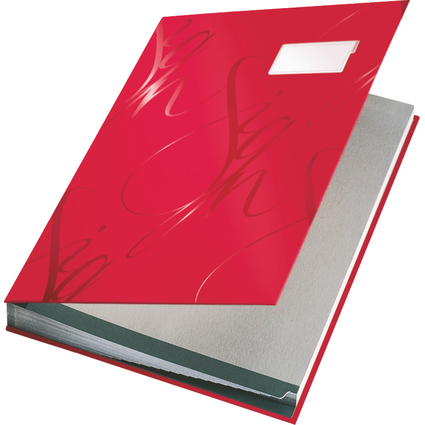 LEITZ Parapheur Design, A4, 18 compartiments, rouge