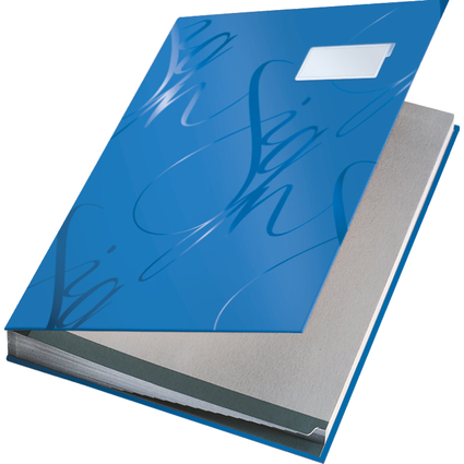 LEITZ Parapheur Design, A4, 18 compartiments, bleu