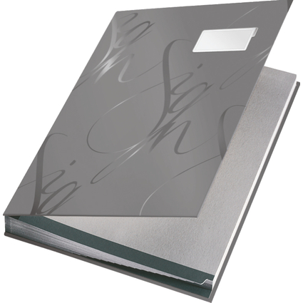 LEITZ Parapheur Design, A4, 18 compartiments, gris
