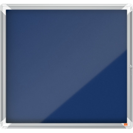 nobo Vitrine d'affichage Premium Plus, feutre, 6x A4, bleu