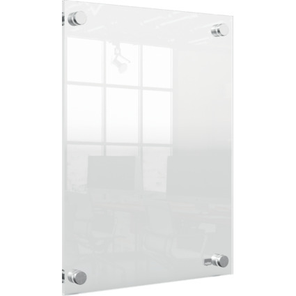 nobo Porte-affiche acrylique Premium Plus, A4, transparent