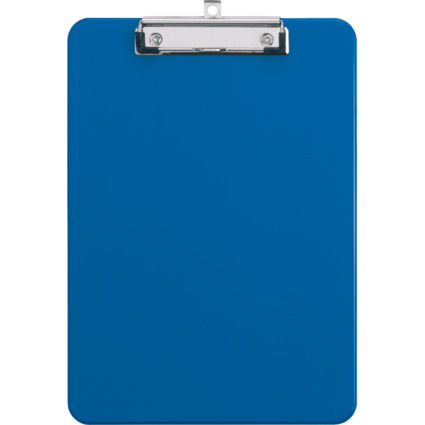 MAUL Porte-bloc en plastique, A4, bleu, avec pince
