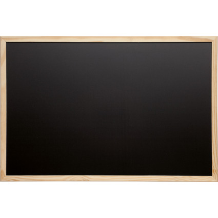 MAUL Tableau avec cadre en bois, (L)600 x (H)400 mm, noir