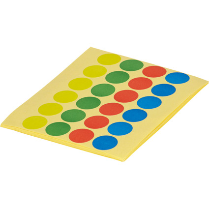 MAUL Pastille de couleur, diamtre: 19 mm, assorti
