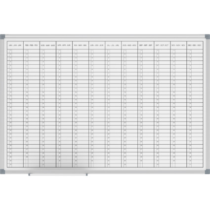 MAUL Tableau de planning annuel, (L)900 x (P)600 mm
