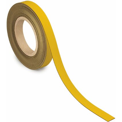 MAUL Ruban magntique, 20 mm x 10 m, paisseur: 1 mm, jaune
