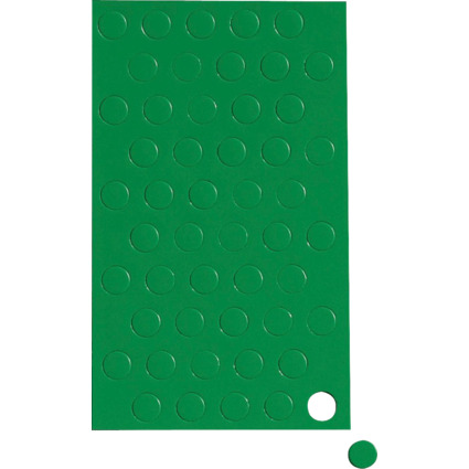 MAUL Symbole magntique cercle, diamtre: 10 mm, vert