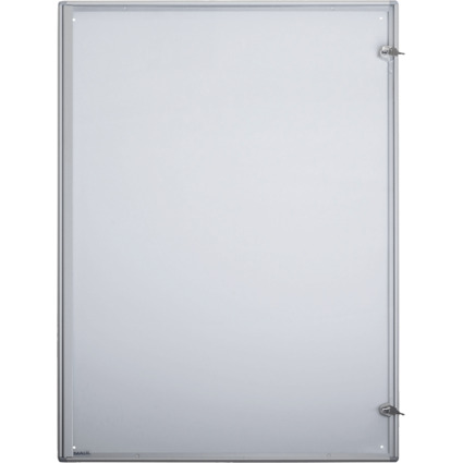 MAUL Vitrine d'affichage MAULextraslim, 9 x A4, aluminium