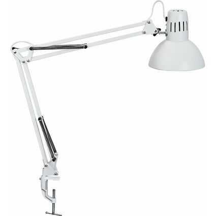 MAUL Lampe de bureau MAULstudy, avec pince, blanc