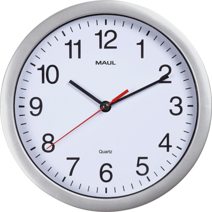 MAUL Horloge murale/horloge quartz MAULrun, diamtre: 250 mm