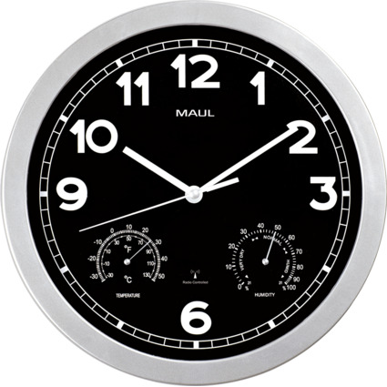 MAUL Horloge murale/horloge radio MAULdrive, diamtre: 300mm