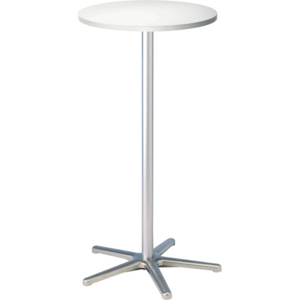 MAUL Table de bistro, (L)600 x (P)510 x (H)1.095 mm, blanc