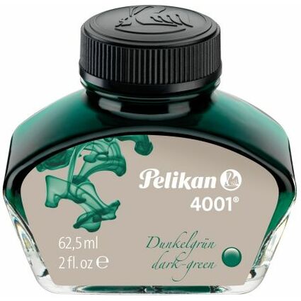 Pelikan Encre 4001 dans un flacon en verre, vert fonc