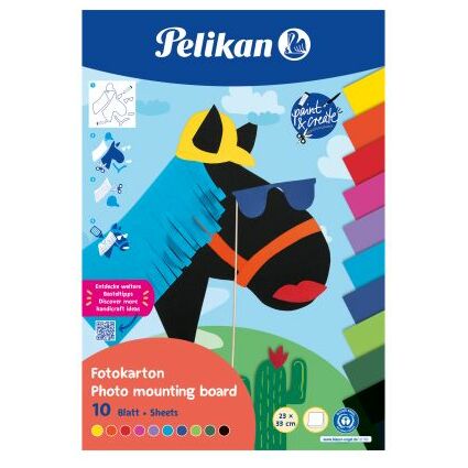Pelikan Bloc de carton de bricolage, 230 x 330 mm