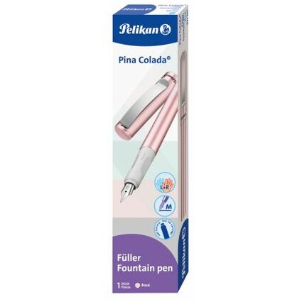 Pelikan Stylo plume Pina Colada, ros mtallis