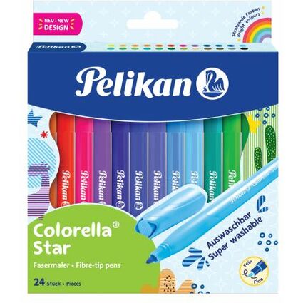 Pelikan Feutre colorella star, tui carton de 24