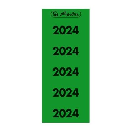 herlitz Etiquette imprime pour classeur anne 2024, vert