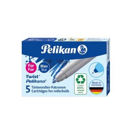 Pelikan Cartouche d'encre eco pour roller Pelikano/Twist