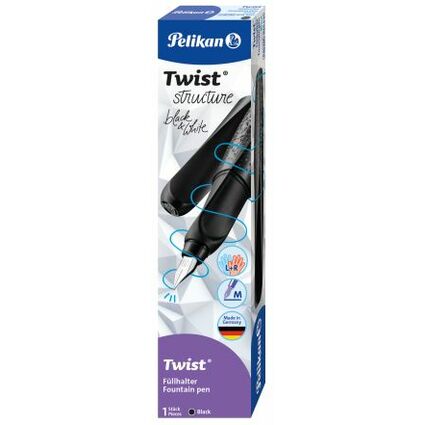 Pelikan Stylo plume Twist Structure, noir