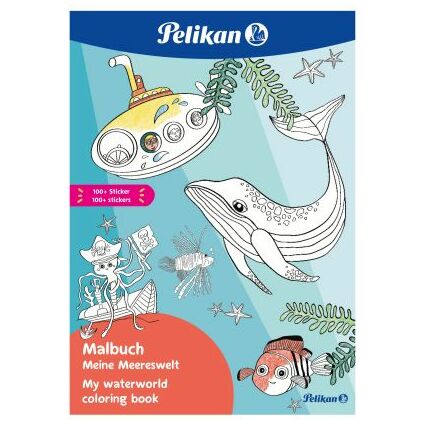 Pelikan Cahier de coloriage "mon monde sous-marin", A4
