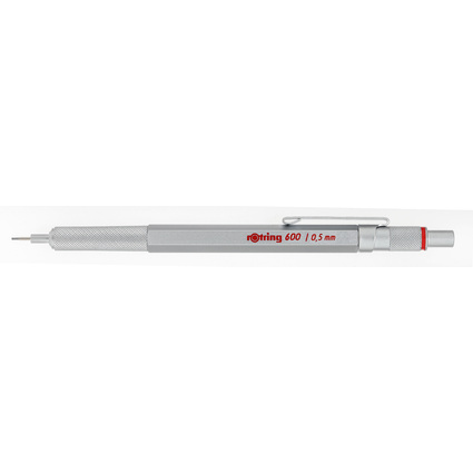 rotring Porte-mines 600, 0,5 mm, argent