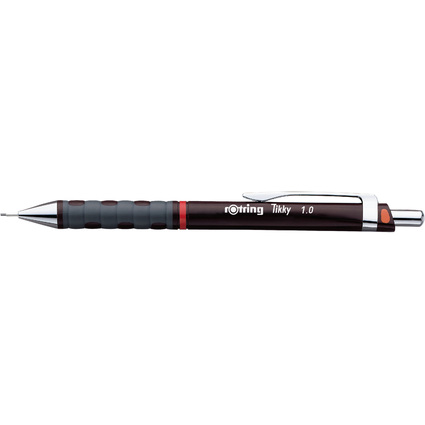 rotring Porte-mines fin Tikky 1,0 mm, rouge vin