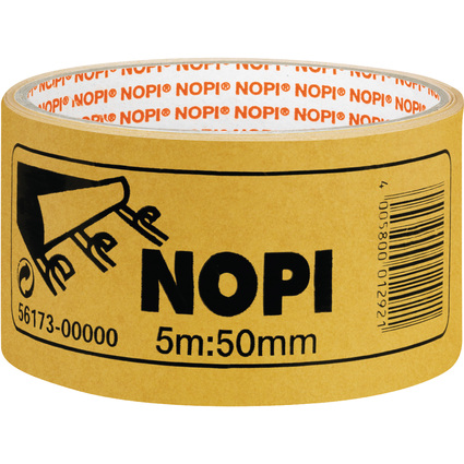 NOPI ruban adhsif double face nopifix en PP, 50 mm x 5 m