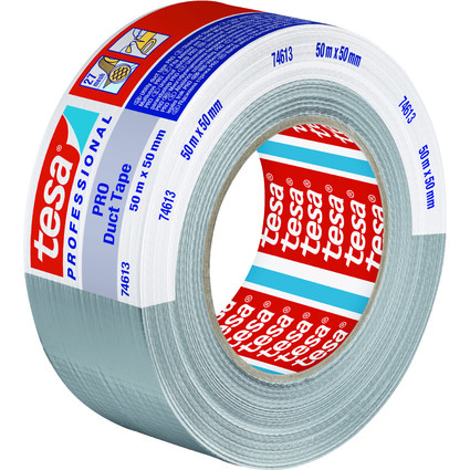 tesa Ruban toil Duct Tape PRO, 50 mm x 50 m, argent