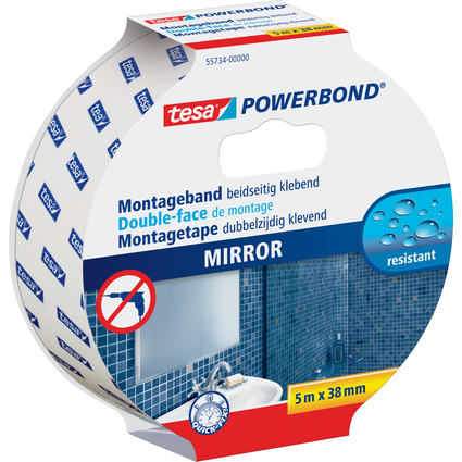 tesa Adhsif double face de montage Powerbond pour miroir
