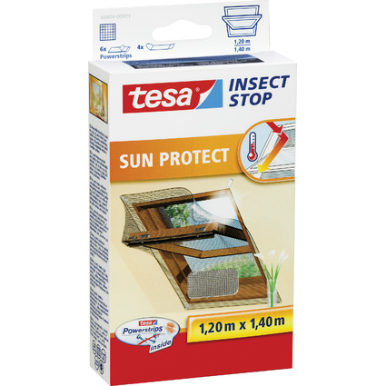 tesa Grille anti-mouche protection solaire pour vasistas
