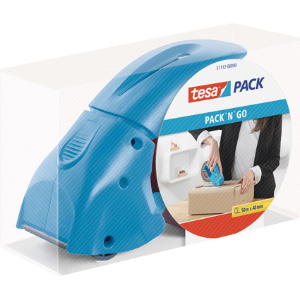 tesa tesapack Dvidoir "pack 'n' go", quip, bleu