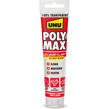 UHU Colle d'tanchit POLYMAX POWER, 115 g, transparent