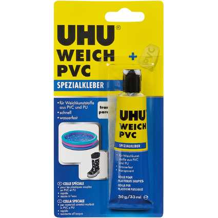 UHU Colle spciale pour PVC souple, tube de 30 g