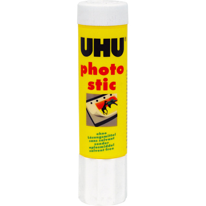 UHU Bton de colle stic pour photos, sans solvant, 21 g