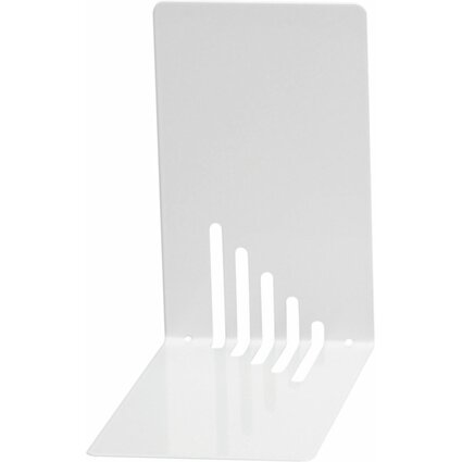 WEDO Serre-livres (L)140 x (P)140 x (H)85 mm, blanc
