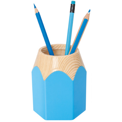 WEDO Pot  crayons "PENCIL", en plastique, bleu clair