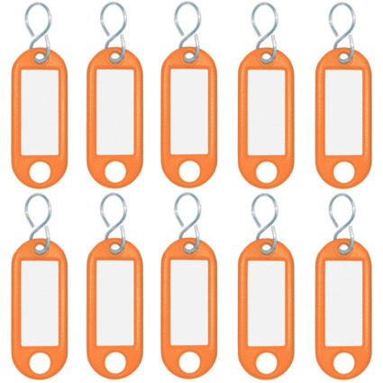 WEDO Porte-cls avec crochet en S, petit paquet, orange