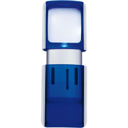 WEDO Loupe rectangulaire avec clairage  LED, bleu