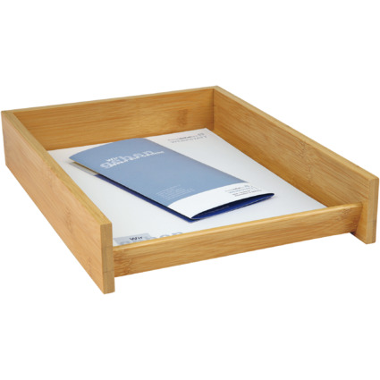 WEDO Corbeille  courrier, en bambou, empilable
