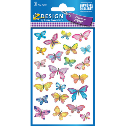 AVERY Zweckform Sticker ZDesign "papillons"