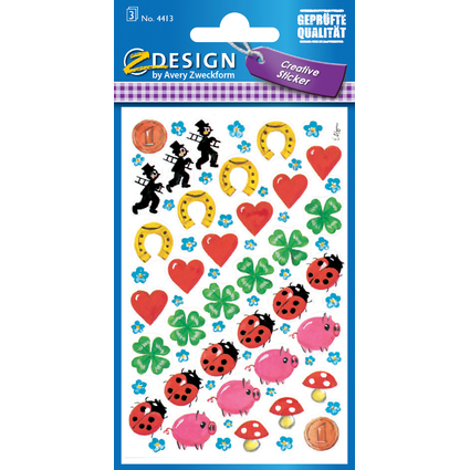 AVERY Zweckform ZDesign CREATIVE Sticker "porte-bonheur"