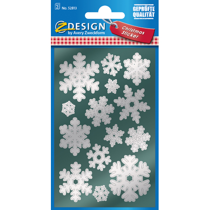 AVERY Zweckform ZDesign Stickers de Nel "flocons de neige"