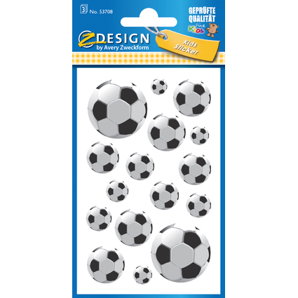 AVERY Zwerckform Sticker ZDesign KIDS "Football"