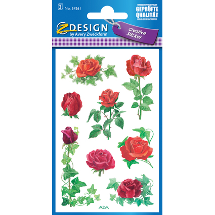 ZDesign CREATIVE Sticker "lierre de roses"