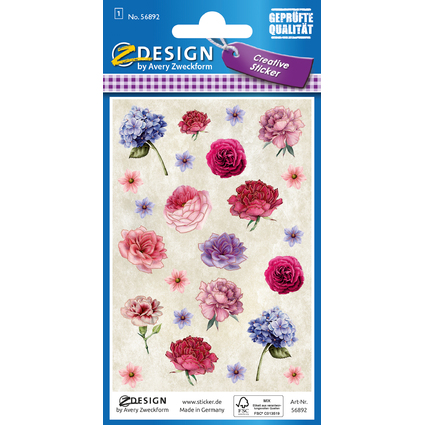 ZDesign Sticker CREATIVE "Mix de fleurs"