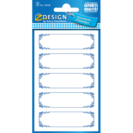 AVERY Zweckform Z-Design Etiquettes de mnage "cadre bleu"