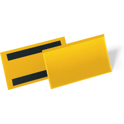 DURABLE Pochette d'identification, magntique, jaune